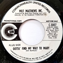 GOTTA FIND MY WAY TO MARY(USED)