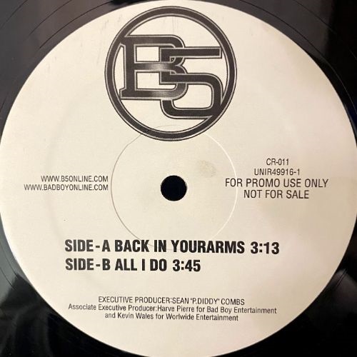 A BACK IN YOURARMS/ALL I DO (USED)