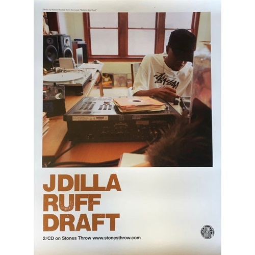 stones throw ruff draft j dilla ポスター-