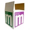 MANHATTAN BOX 5SET (PURPLE / YELLOW / GREEN)
