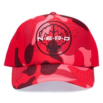 N.E.R.D OFFICIAL TRUCKER CAP (RED CAMO)