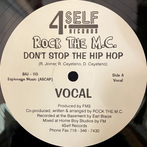 DON'T STOP THE HIPHOP (USED)