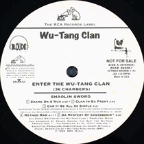 ENTER THE WU TANG CLAN(36CHAMBERS) PROMO (USED)