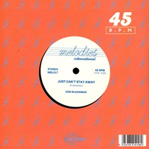 JUST CAN’T STAY AWAY (USED)