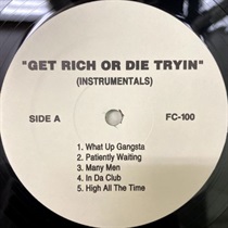 GET RICH OR DIE TRYIN(INSTRUMNETALS) (USED)