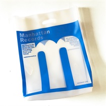 MANHATTAN RECORDS PVC LP BAG WHITE