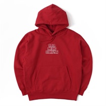 RED L:LALA MEANS HOODIE