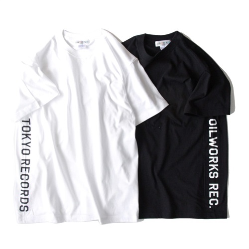 TOKYO RECORDS x OILWORKS REC SIDE T-SHIRTS BLACK(S)