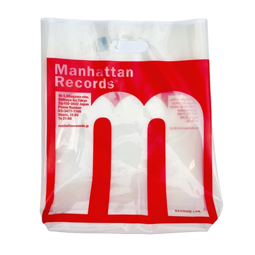 PVC LP BAG(WHITE RED)