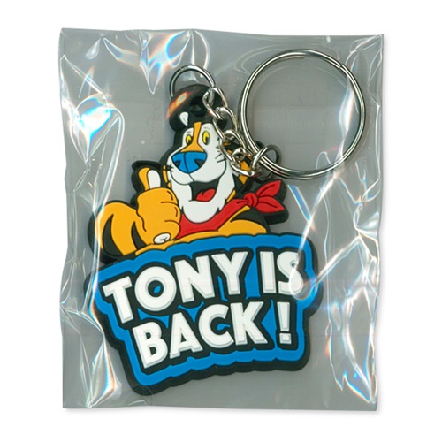 RUBBER KEYCHAIN (KELLOGG TONY THE TIGER)