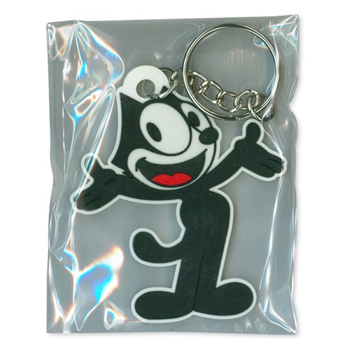 RUBBER KEYCHAIN (FELIX THE CAT)