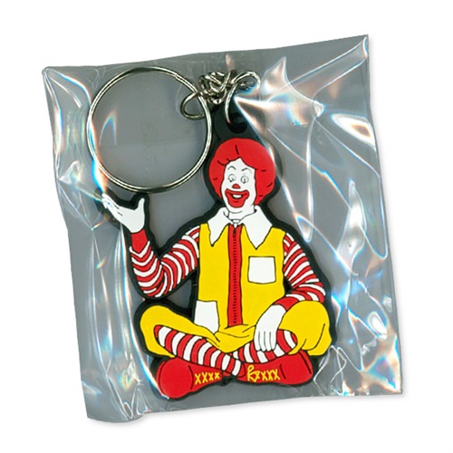 RUBBER KEYCHAIN (MCDONALD'S RONALD MCDONALD)