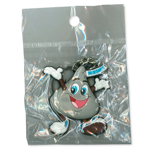 RUBBER KEYCHAIN (HERSHEY'S KISSES)