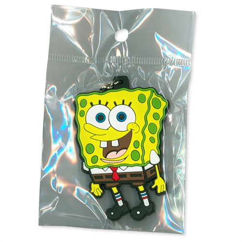 RUBBER KEYCHAIN (SPONGEBOB)