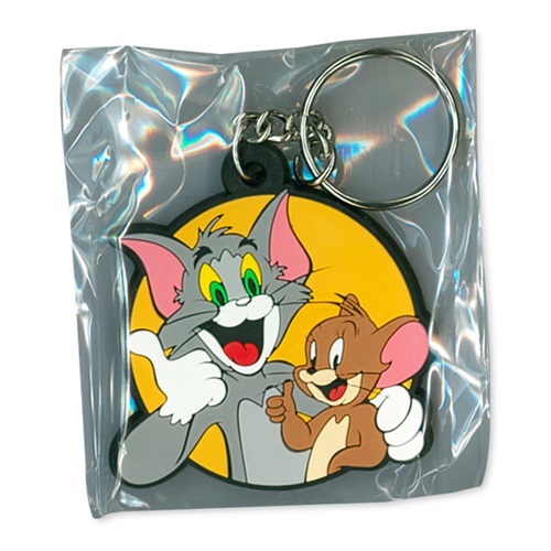 RUBBER KEYCHAIN (TOM & JELLY)