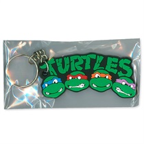 RUBBER KEYCHAIN (TURTLES LOGO)