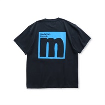 (L: BLACK) M LOGO TEE