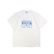 (XL: WHITE) CASSETTE TAPE TEE