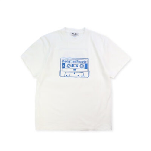 (L: WHITE) CASSETTE TAPE TEE