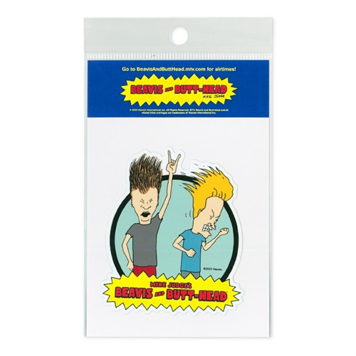 BEAVIS AND BUTT-HEAD STICKER (ROCK)