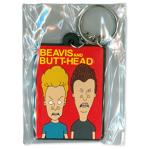 RUBBER KEYCHAIN (BEAVIS AND BUTT-HEAD)