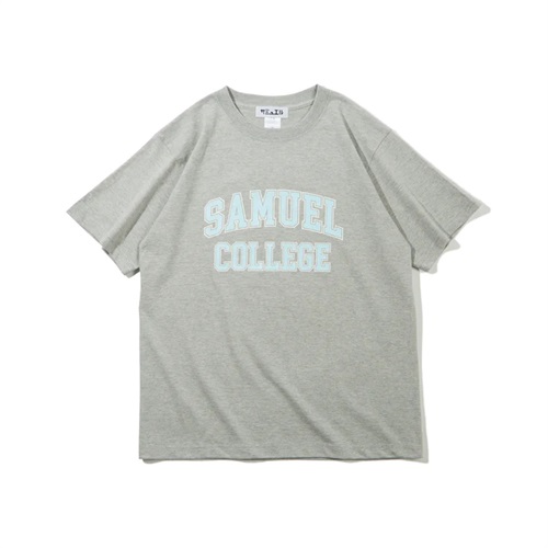 XL：COLLEGE TEE / LIGHT BLUE