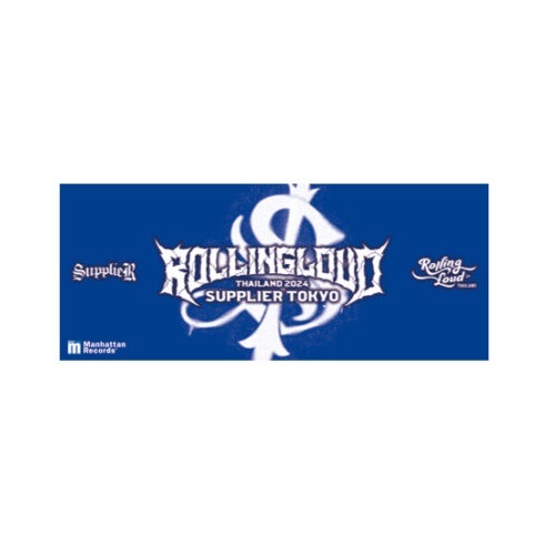 ROLLING LOUD X SUPPLIER LOGO TOWEL (BLUE)