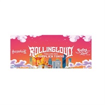 ROLLING LOUD X SUPPLIER LOGO TOWEL (PINK)