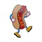 AMERICAN MAGNET (HOTDOG MAN)