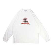 (XL: WHITE) NO! PREJUDICE LONG SLEEVE TEE