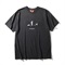SWAMPED TEE DYED BLACK - SIZE M