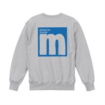 (L: GRAY) M LOGO CREW NECK