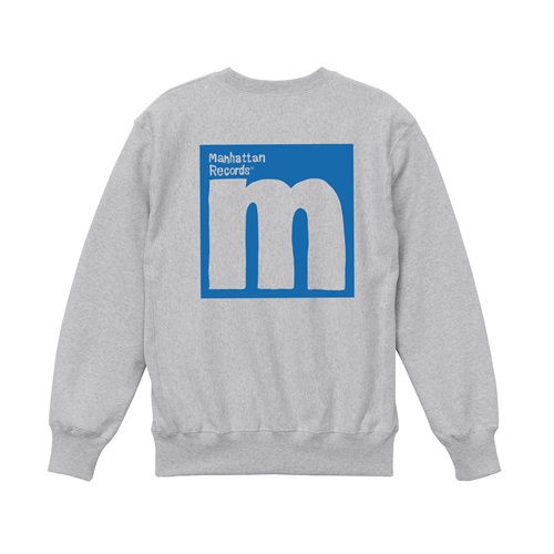 (M: GRAY) M LOGO CREW NECK