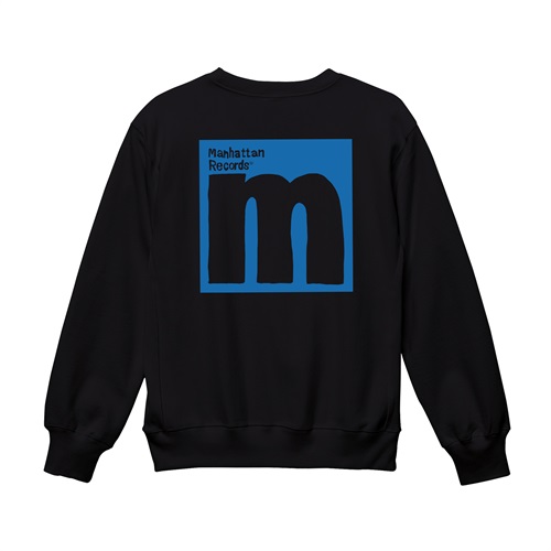 (XL: BLACK) M LOGO CREW NECK