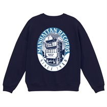 M STORE LABEL SWEAT NAVY (XL)