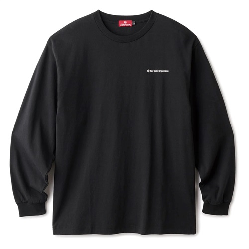 L:NEW PUBLIC ORG L/S SHIRT BLK