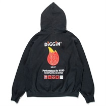 DIGGIN' HEAT HOODIE (CHACOAL - SIZE: M)