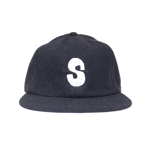 (BLACK) SAMUEL S LOGO WOOL B.B. CAP