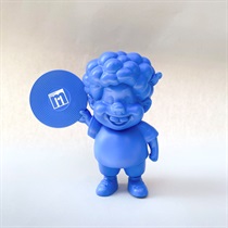 SANTA INOUE X MANHATTAN RECORDS X BALANSA - HASHEEM FIGURE ALL BLUE VER.