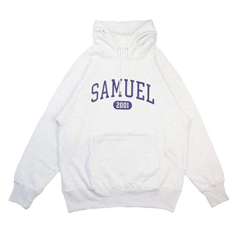 (GRAY: L) SAMUEL COLLEGE SWEAT HOODIE