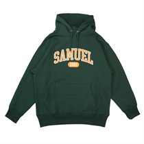 (FOREST: XL) SAMUEL COLLEGE SWEAT HOODIE