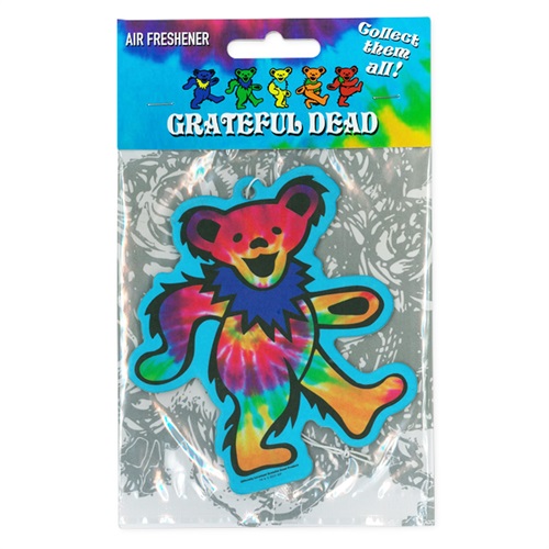 GRATEFUL DEAD BEAR AIR FRESHENER (PSYCHEDELIC)