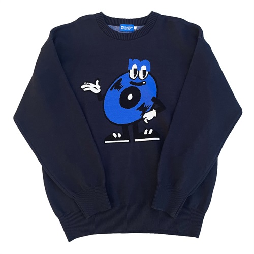 M CHARACTER KNITWEAR - NAVY (SIZE XL)