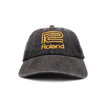 (BLACK DENIM) ROLAND LOGO CAP