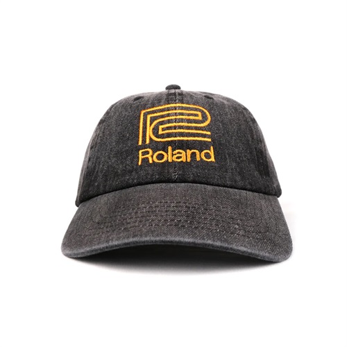(BLACK DENIM) ROLAND LOGO CAP