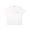 (WHITE: L) SAM EXTENDED POCKET TEE