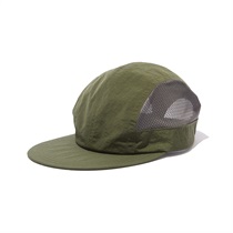 RIPSTOP SIDE-MESH LONG BILL CAP (MOSS GREEN)