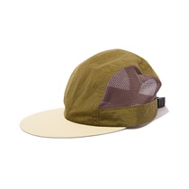 RIPSTOP SIDE-MESH LONG BILL CAP (KHAKI)