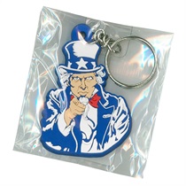 RUBBER KEYCHAIN (UNCLE SAM)