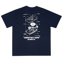 MR SEOUL X BALANSA TAPE S/S TEE (NAVY - M)